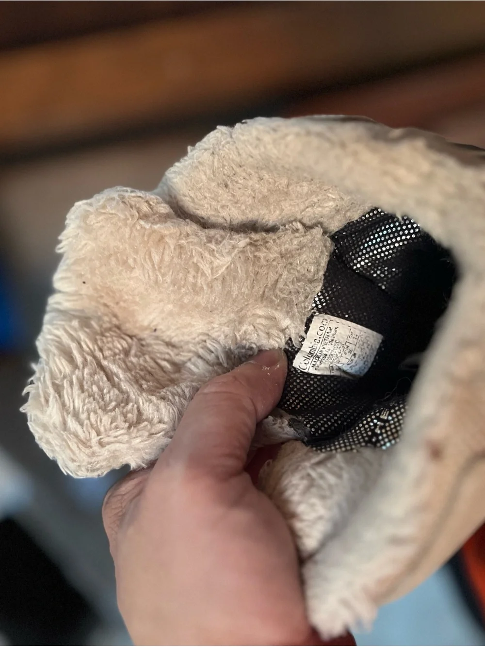 Columbia Beige and Gray Women's Winter Boots with Faux-Fur Cuff